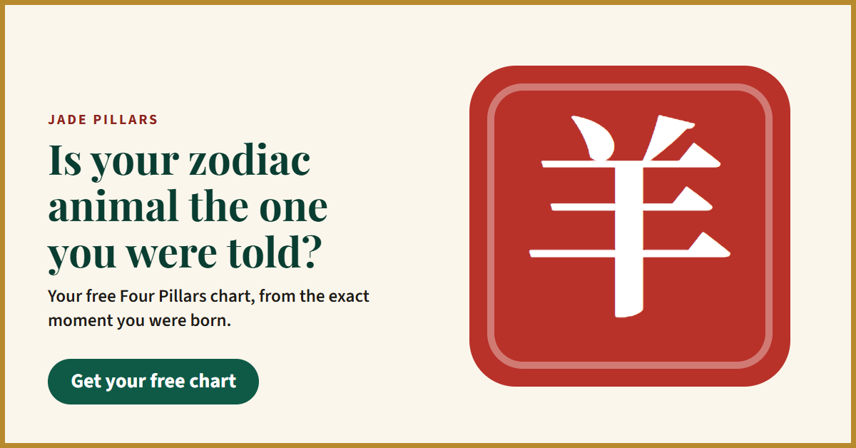 Jade Pillars: get your free zodiac chart